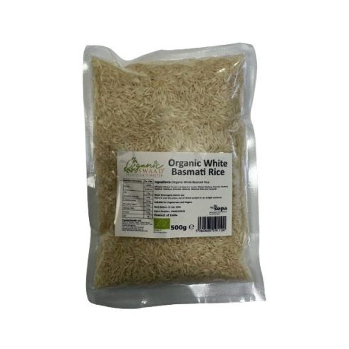 Organic Swaad White Basmati Rice 500g